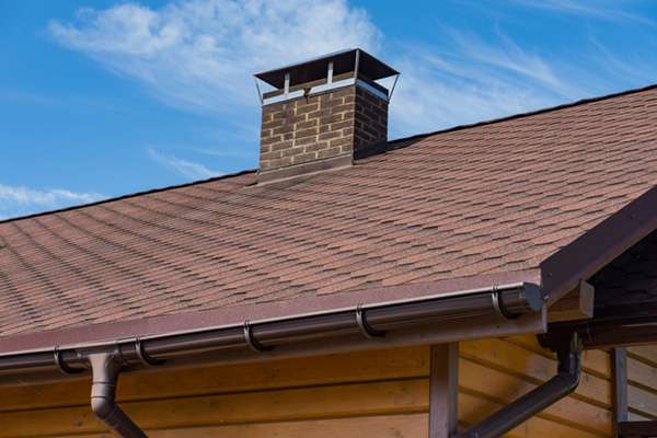 roof with a chimney